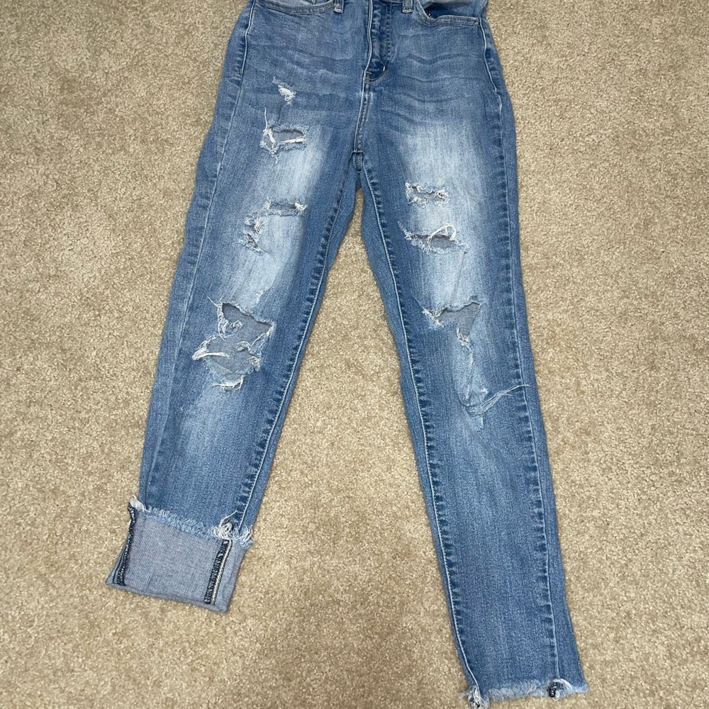 Kancan Distressed Blue Jeans